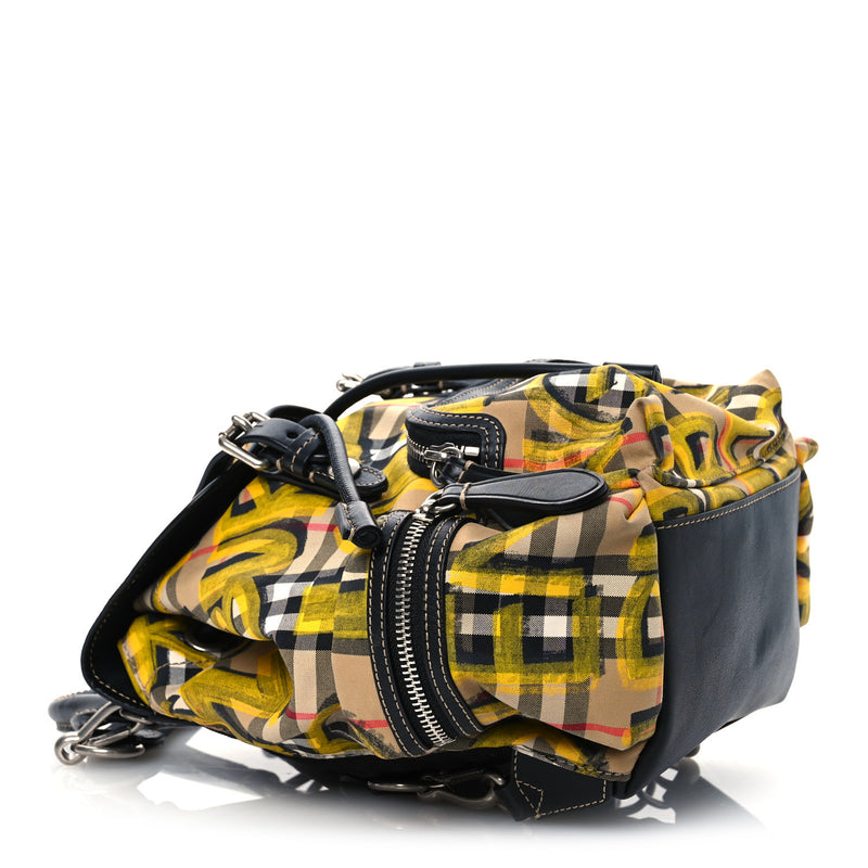 Burberry Calfskin Vintage Check Graffiti