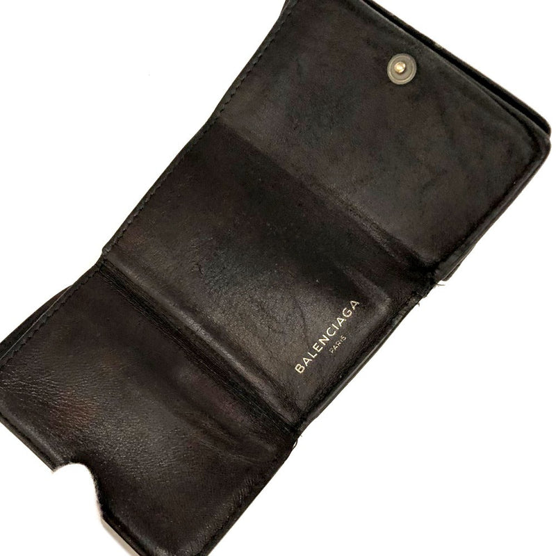 Balenciaga Leather Compact Trifold