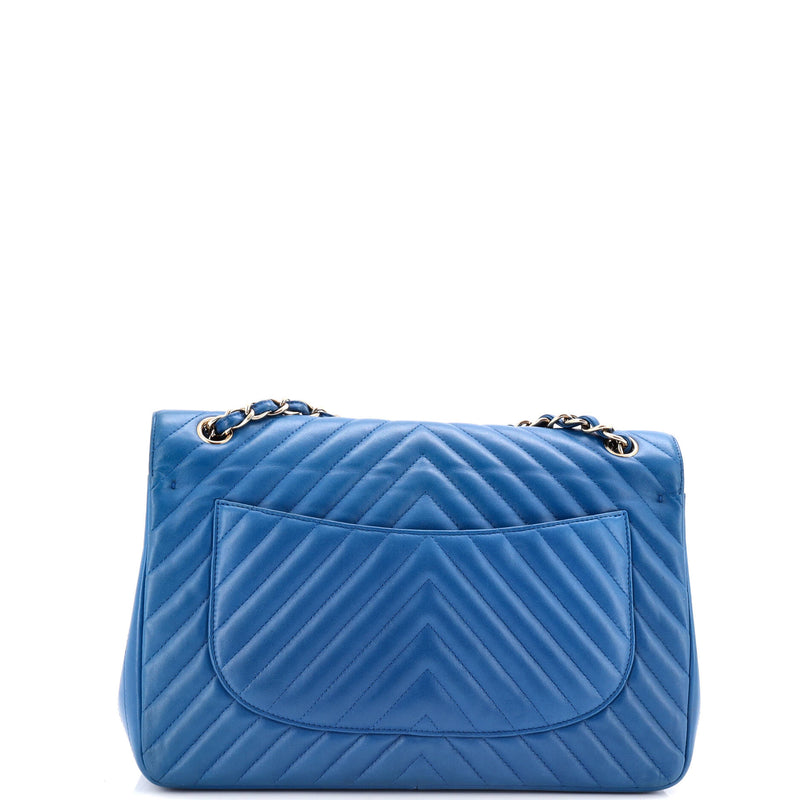 Chanel Classic Double Flap Bag Chevron