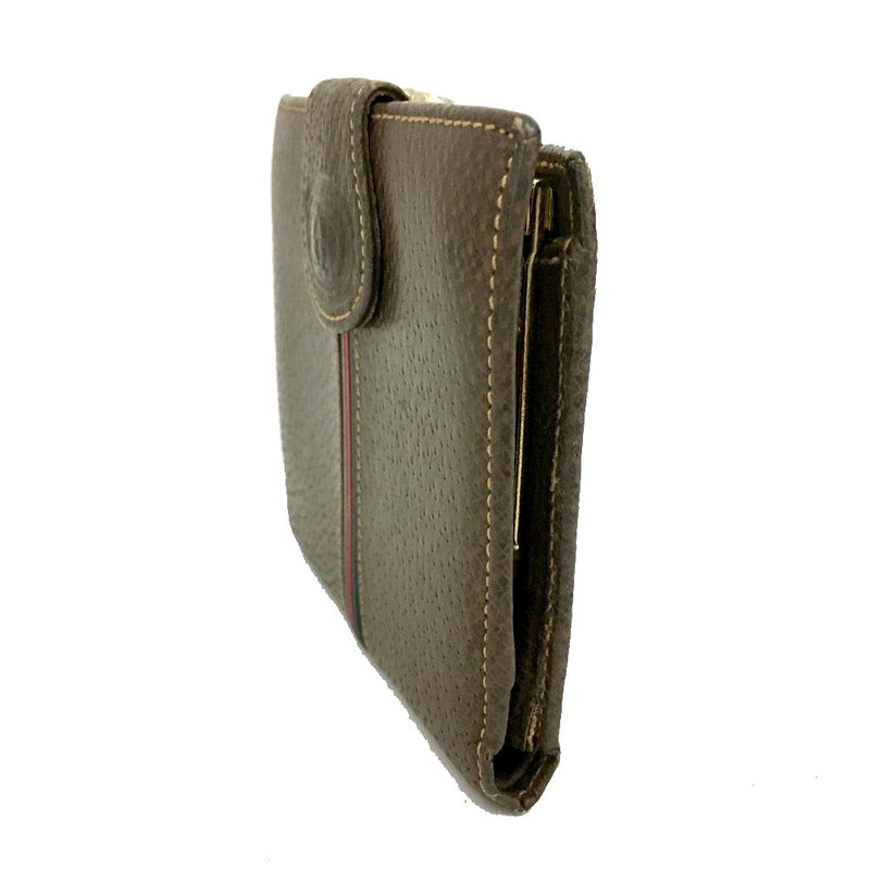 Old Gucci Webbing Interlocking G Leather