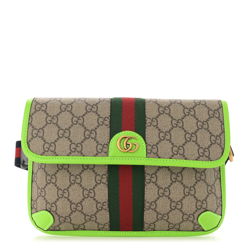 Gucci Gg Supreme Web Small Ophidia Belt