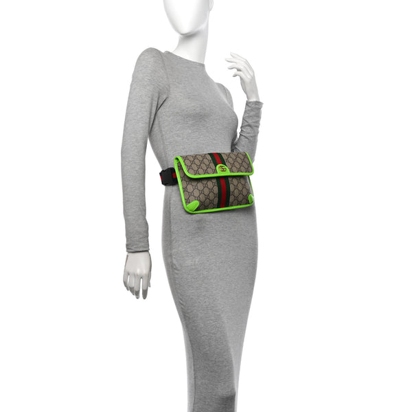 Gucci Gg Supreme Web Small Ophidia Belt