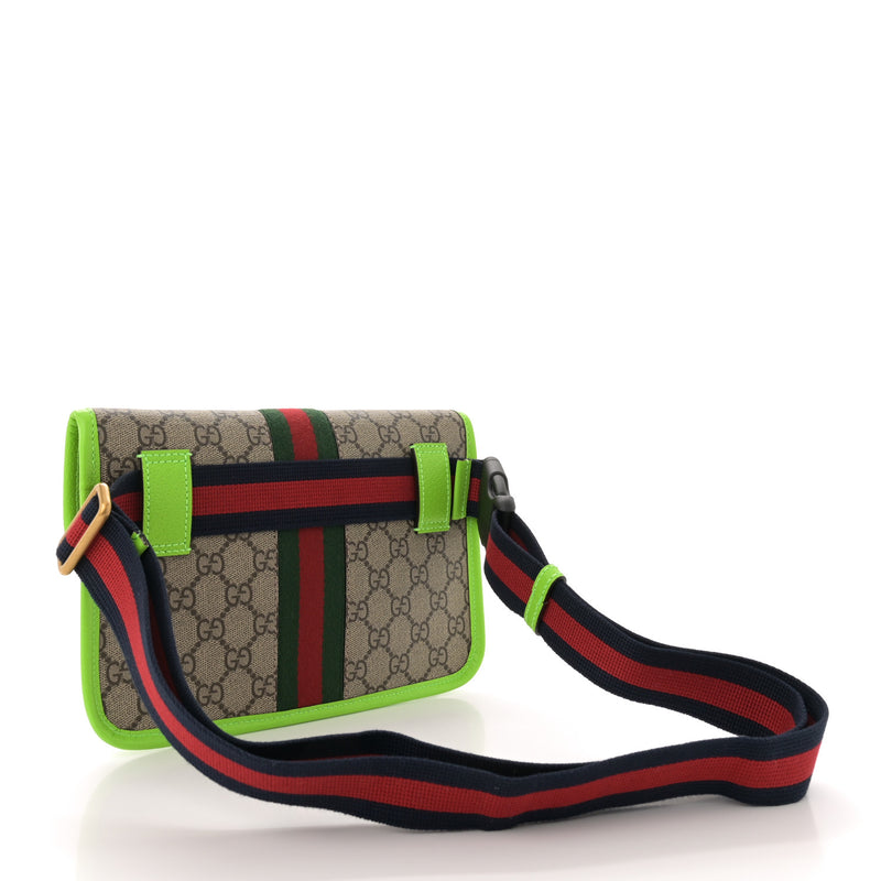 Gucci Gg Supreme Web Small Ophidia Belt