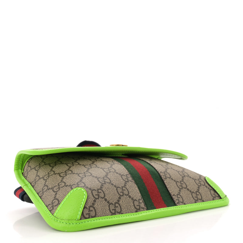 Gucci Gg Supreme Web Small Ophidia Belt