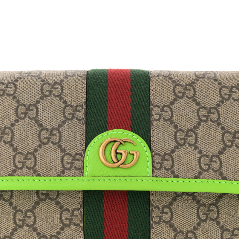 Gucci Gg Supreme Web Small Ophidia Belt