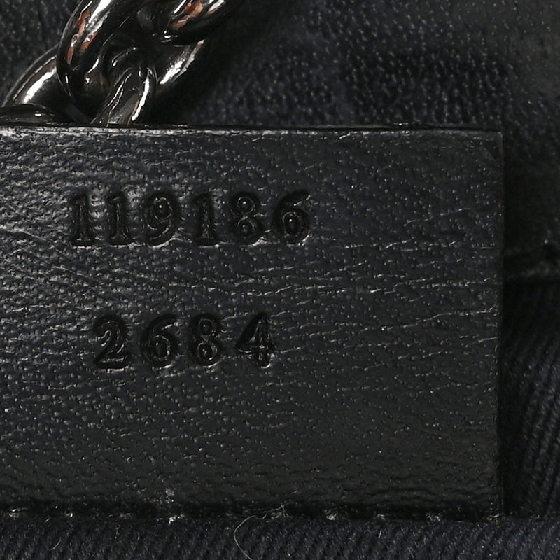 Gucci Studded Horsebit Clutch Black