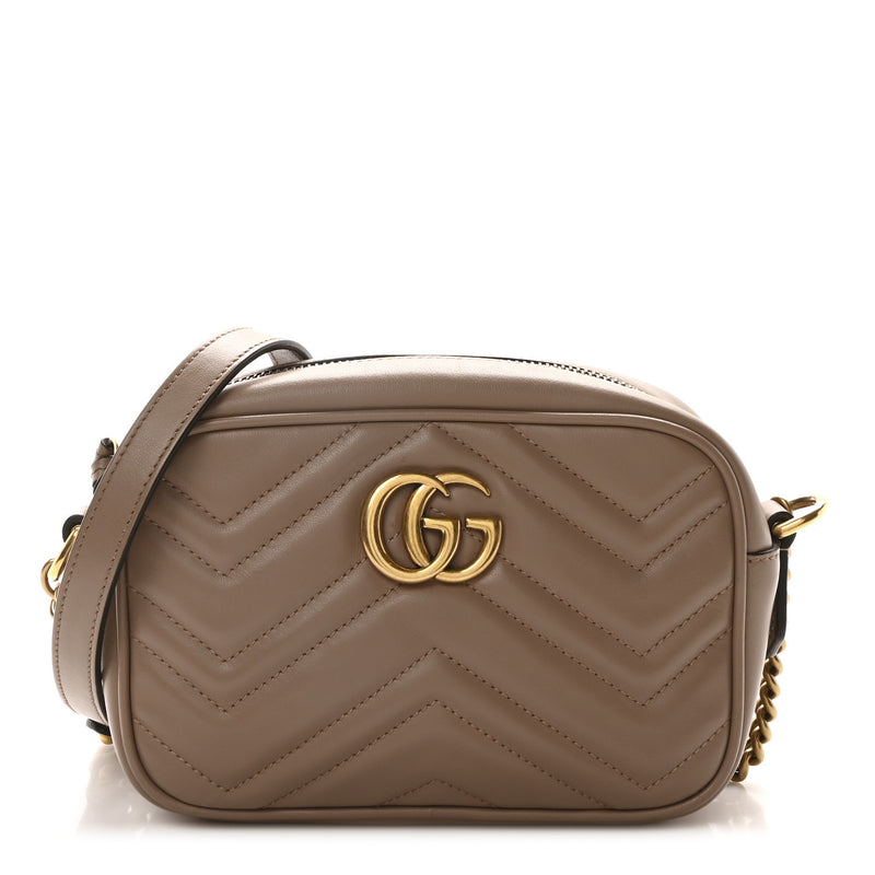 Gucci Calfskin Matelasse Mini Gg Marmont