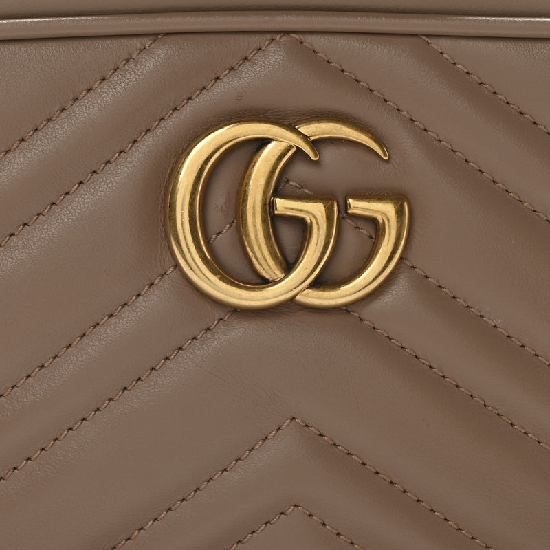 Gucci Calfskin Matelasse Mini Gg Marmont