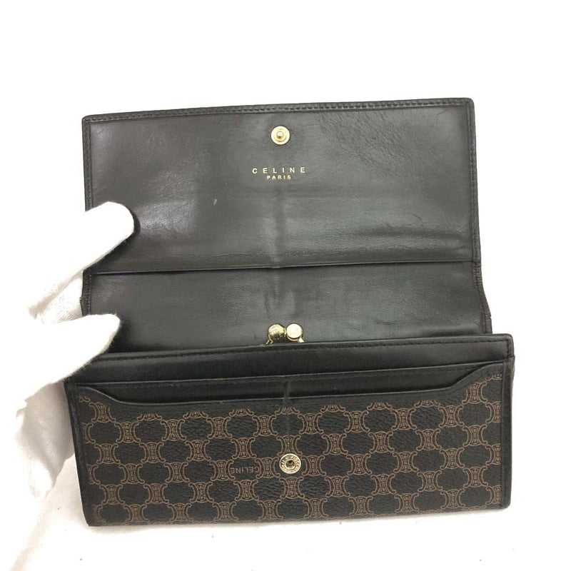 Celine Macadam Pvc Long Bifold Wallet