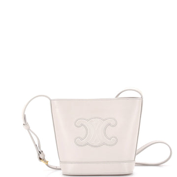 Celine Cuir Triomphe Bucket Bag Leather