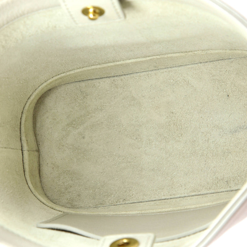 Celine Cuir Triomphe Bucket Bag Leather