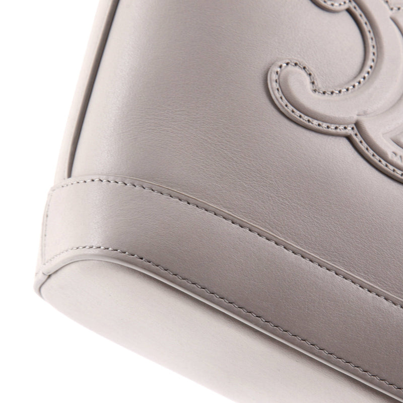 Celine Cuir Triomphe Bucket Bag Leather