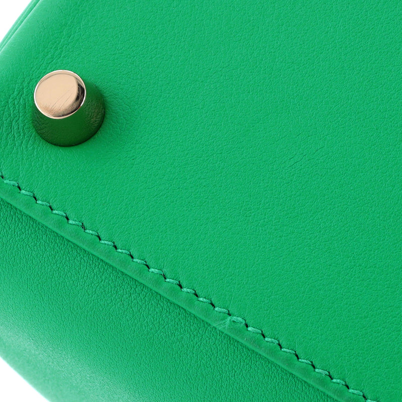 Hermes Kelly Handbag Menthe Swift With