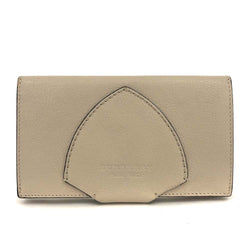 Burberry Logo Leather Long Trifold
