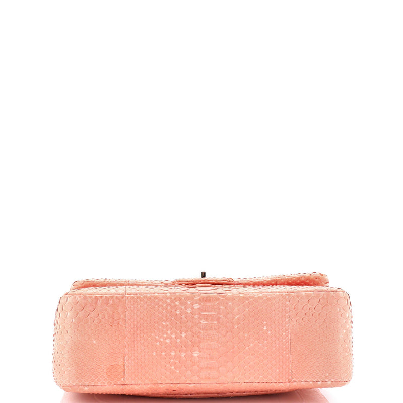 Chanel Classic Double Flap Bag Python