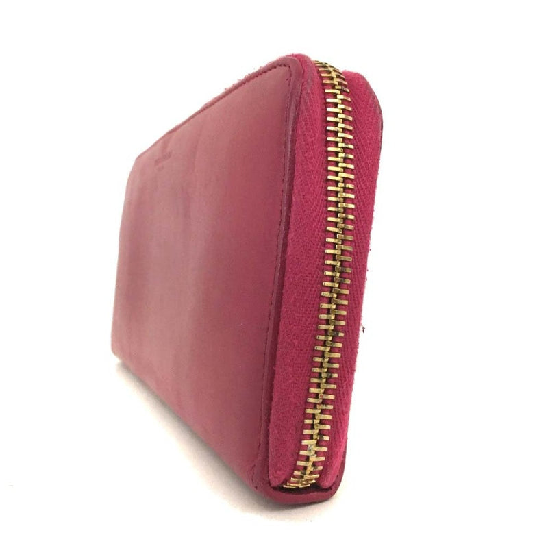 Saint Laurent Logo Leather Zip Around