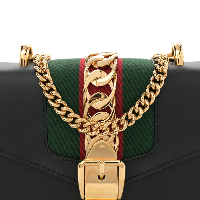 Gucci Calfskin Mini Sylvie Chain