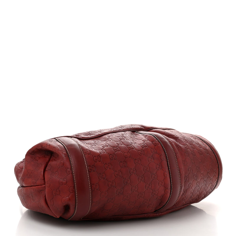 Gucci Guccissima Shoulder Bag Red