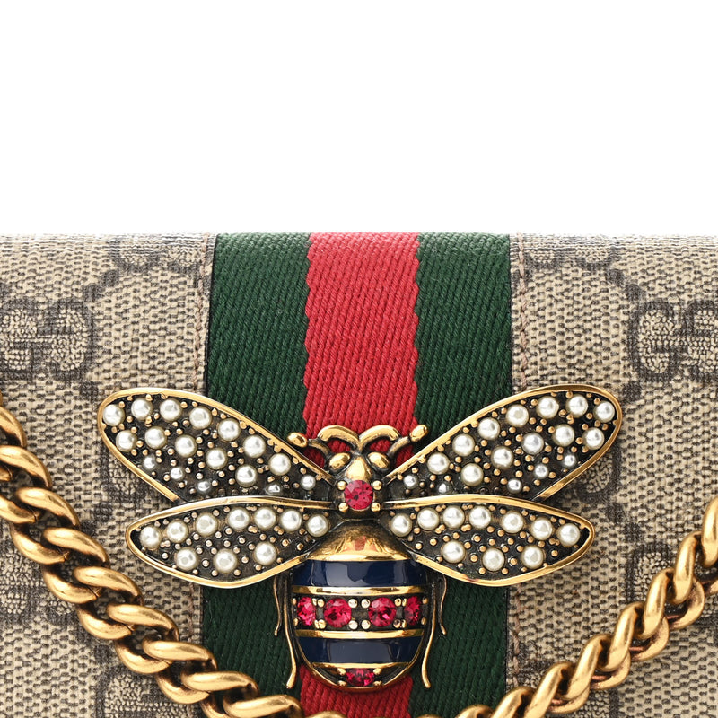 Gucci Gg Supreme Web Queen Margaret