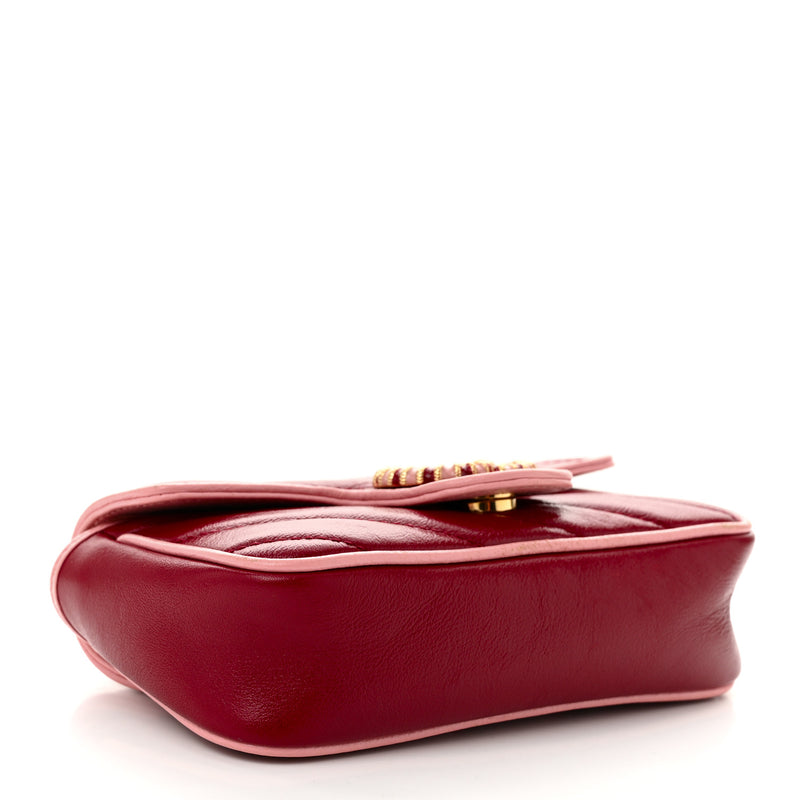 Gucci Azalea Calfskin Enamel Matelasse