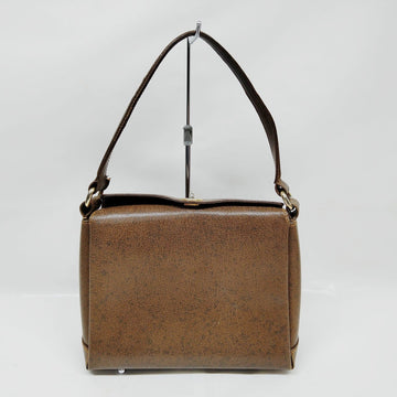 Gucci Hand Bag Brown Leather