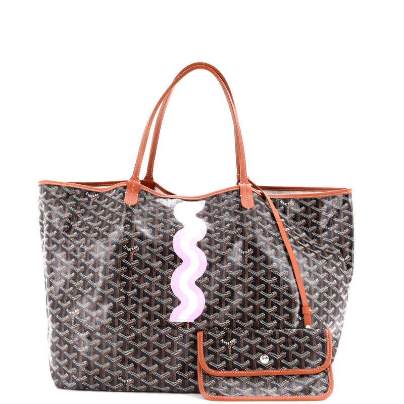Goyard Saint Louis Tote Printed Coated
