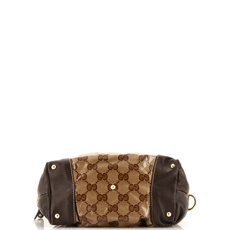 Gucci Convertible Boston Bag Gg Coated
