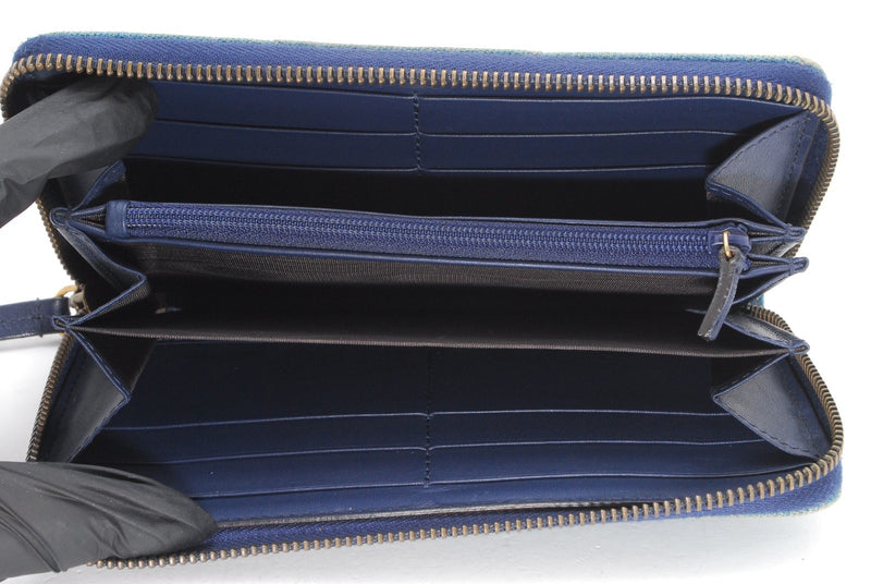 Gucci Denim Wallet Marmont Pearl