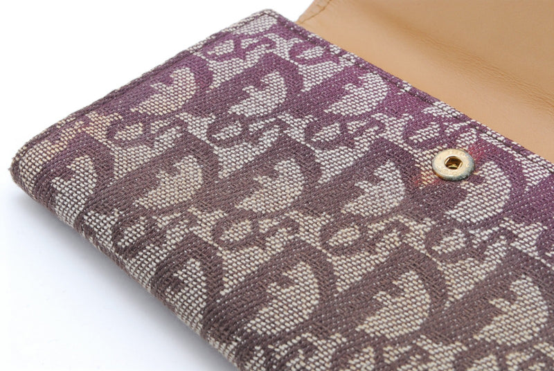 Dior Trotter Beige Wallet Canvas