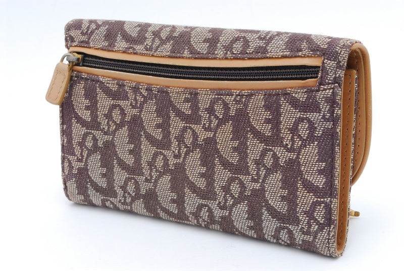 Dior Trotter Beige Wallet Canvas