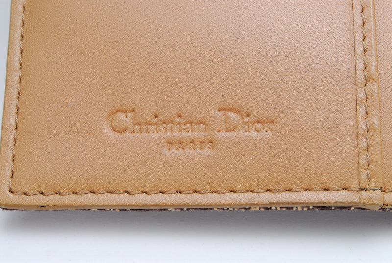 Dior Trotter Beige Wallet Canvas