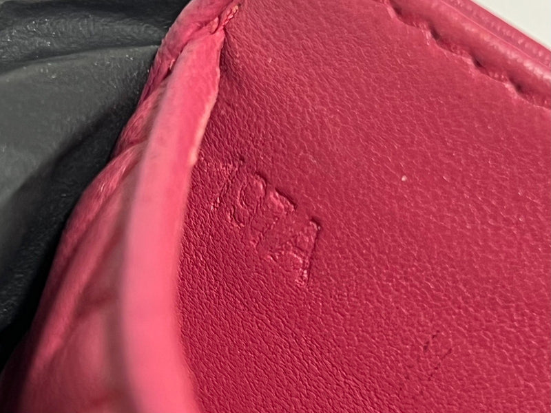 Miu Card Case Pink Leather