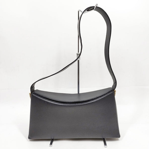 Ferragamo Shoulder Bag Black Leather