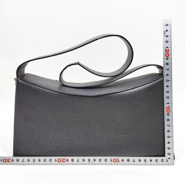 Ferragamo Shoulder Bag Black Leather