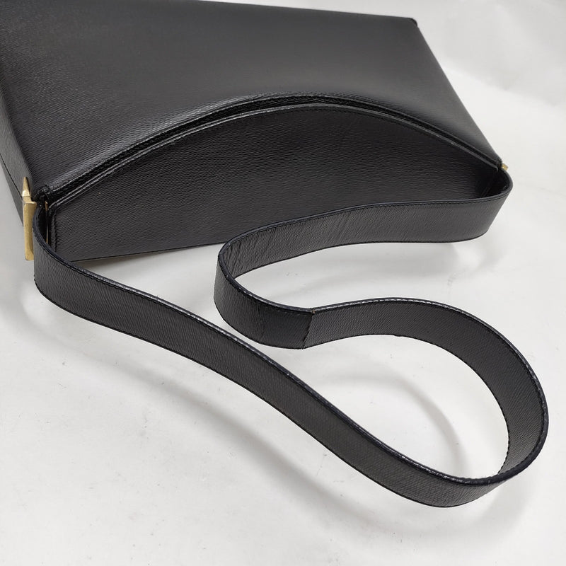Ferragamo Shoulder Bag Black Leather