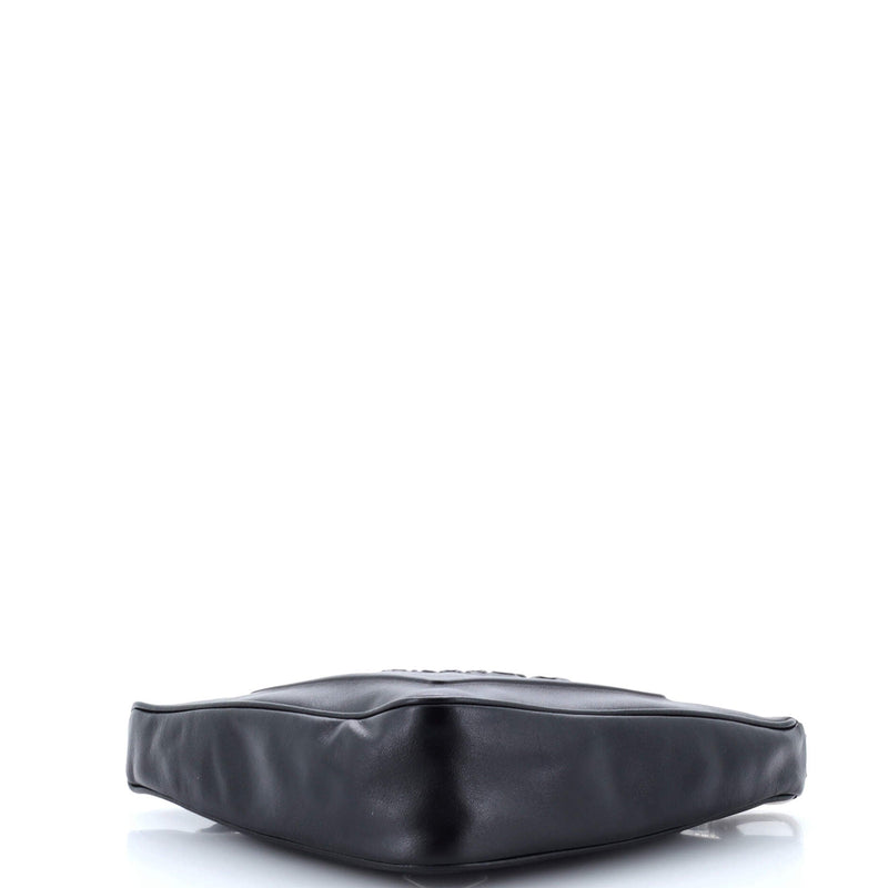 Prada Triangle Logo Wristlet Pouch