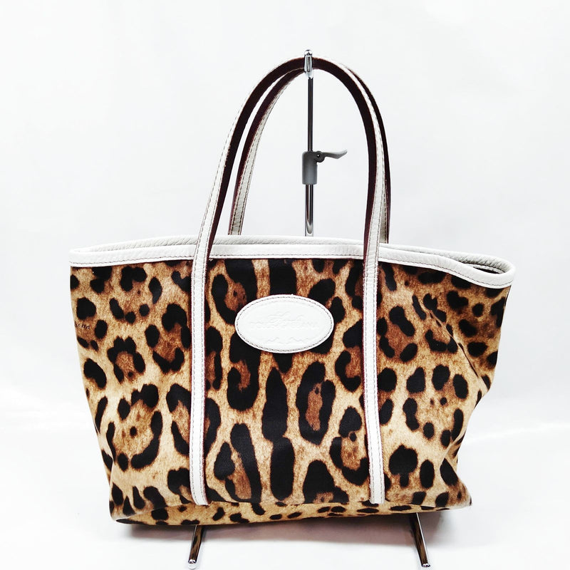 Dolce&Gabbana Tote Bag Brown Canvas