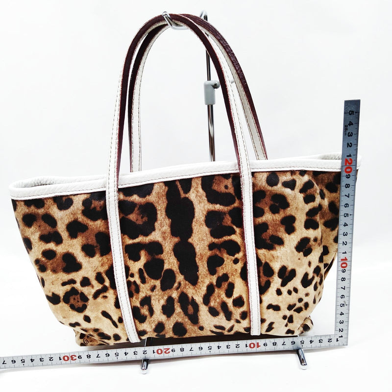 Dolce&Gabbana Tote Bag Brown Canvas