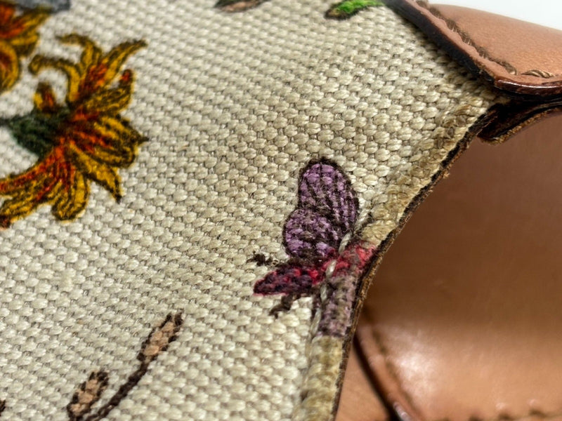 Gucci Jackie Hobo Flora Canvas Shoulder