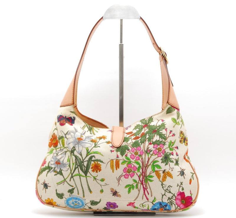 Gucci Jackie Hobo Flora Canvas Shoulder