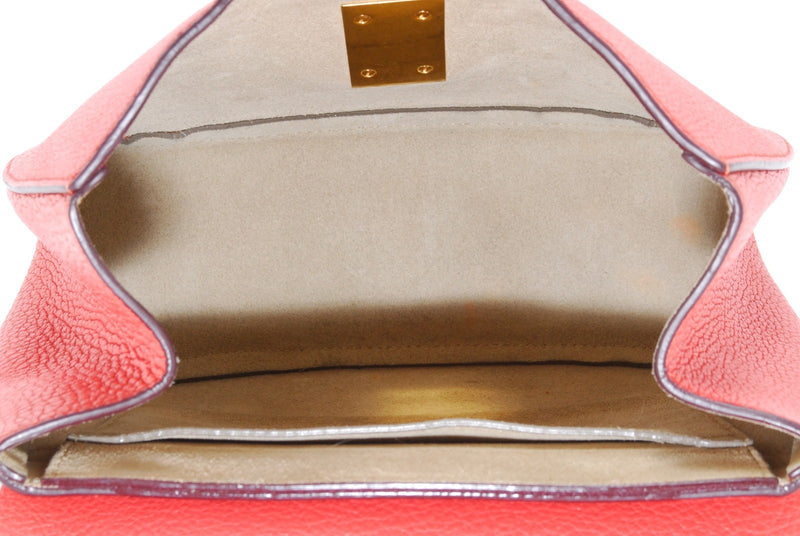 Chloe Drew Red Leather Crossbody Bag