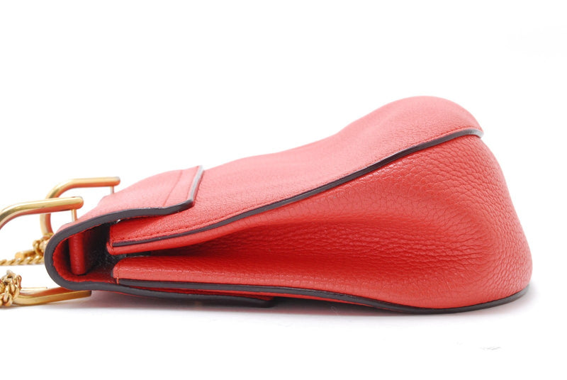 Chloe Drew Red Leather Crossbody Bag