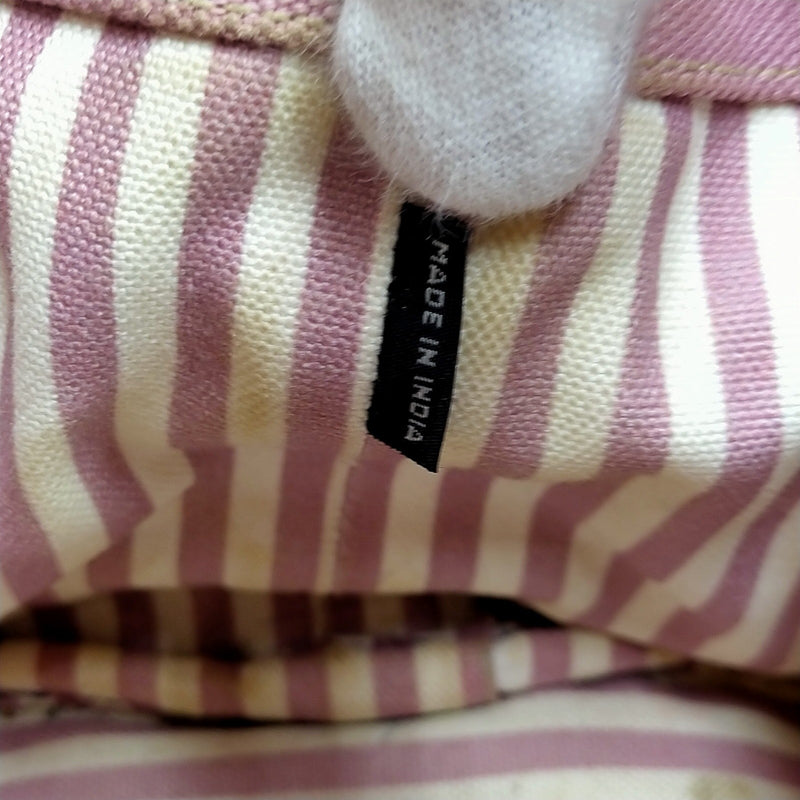 Prada Tote Bag Pink Canvas