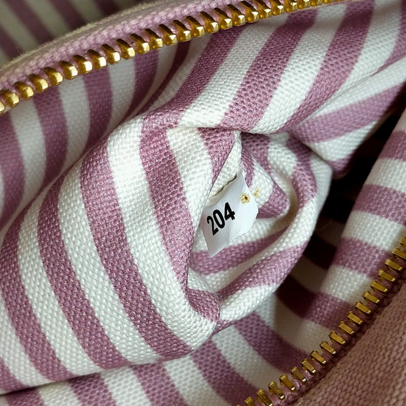 Prada Tote Bag Pink Canvas
