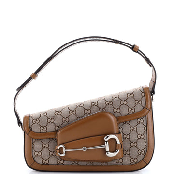 Gucci Horsebit Asymmetric Shoulder Bag