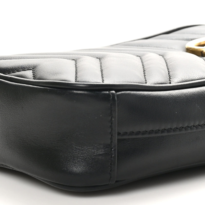 Gucci Calfskin Matelasse Mini Gg Marmont