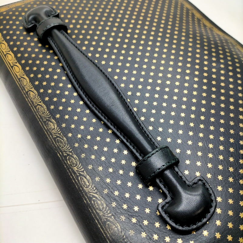 Gucci Clutch Bag Black Leather
