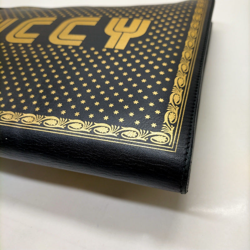 Gucci Clutch Bag Black Leather