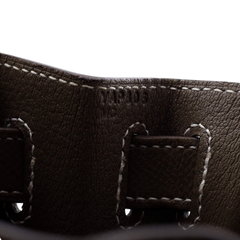 Hermes Kelly Handbag Grey Epsom With