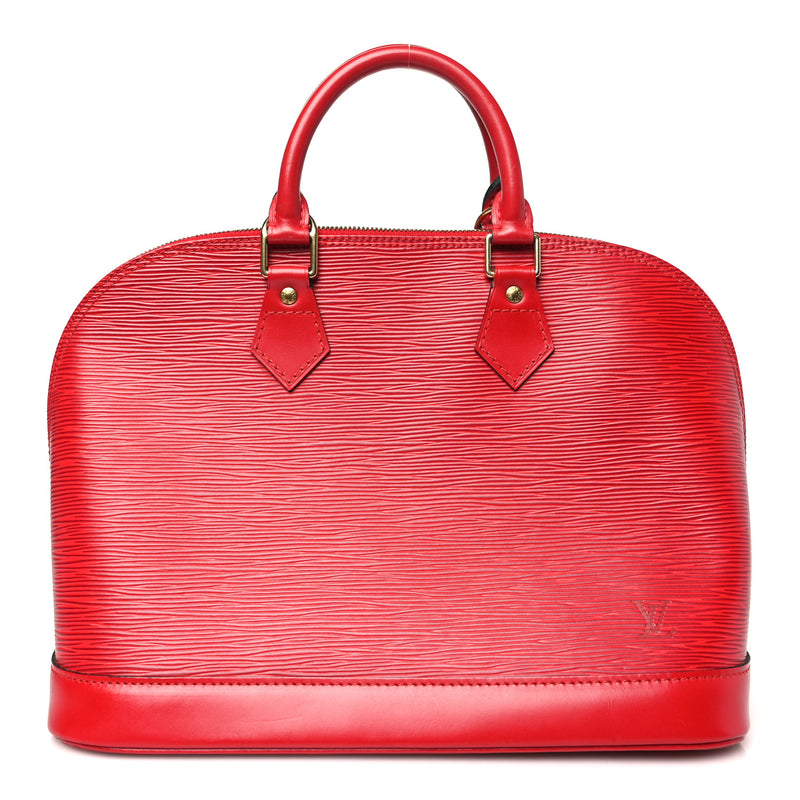Louis Vuitton Epi Alma Pm Castillan Red